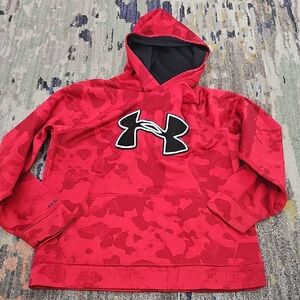 Under Armour Kids Camo Red Hoodie